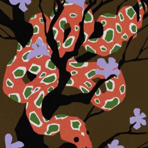 Year of the Snake painting